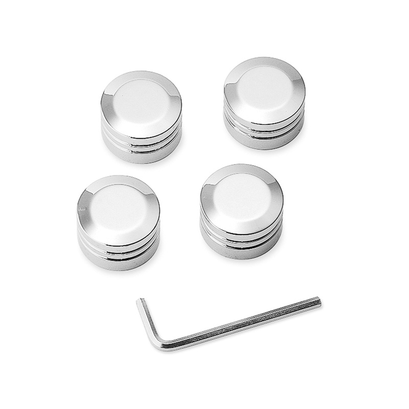 Harley-Davidson 43822-01 Chrome Headbolt Covers