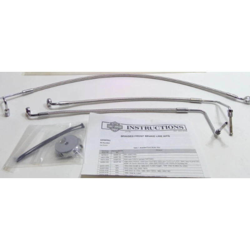 Harley-Davidson Softail Lower BRAKE LINE Kit ABS Diamond Back 41800370