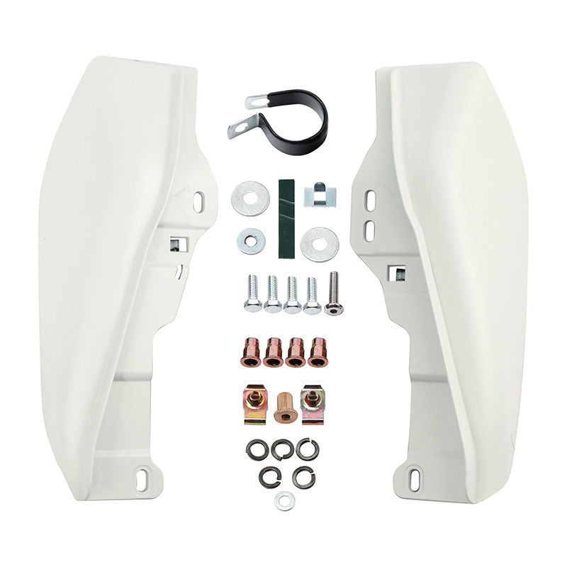 HR3 Bonneville Salt Denim Mid-Frame Air Deflectors For Harley Touring and Trike Models 09-24