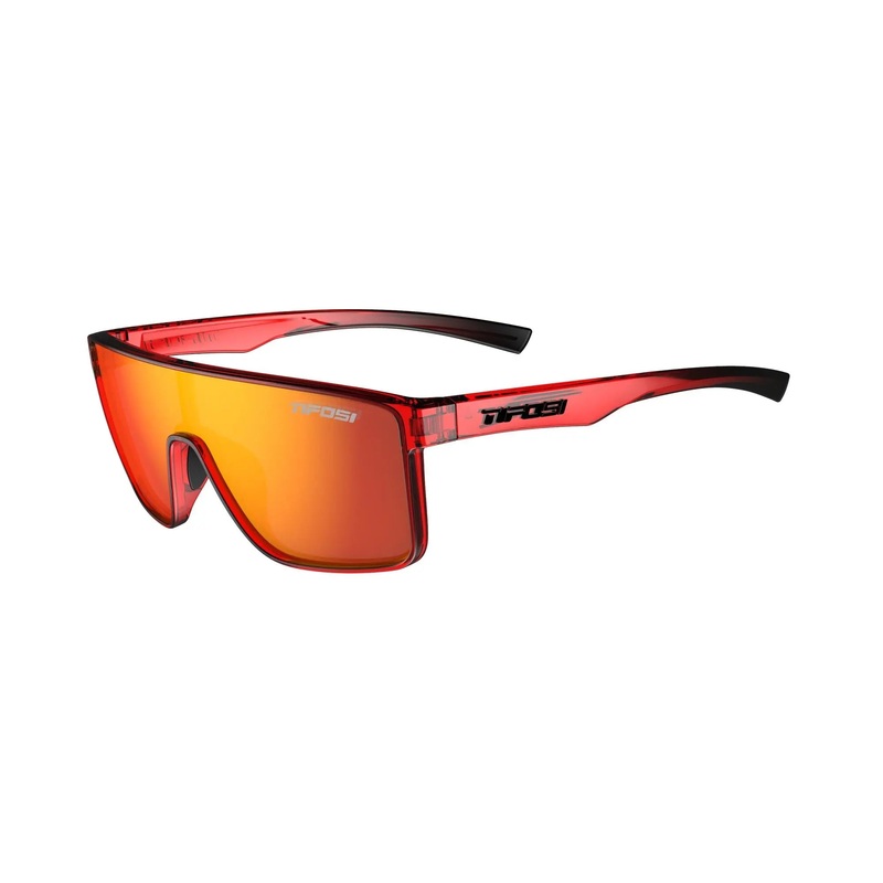 Tifosi Sanctum Single Lens Cycle Sunglasses Crystal Red Fade