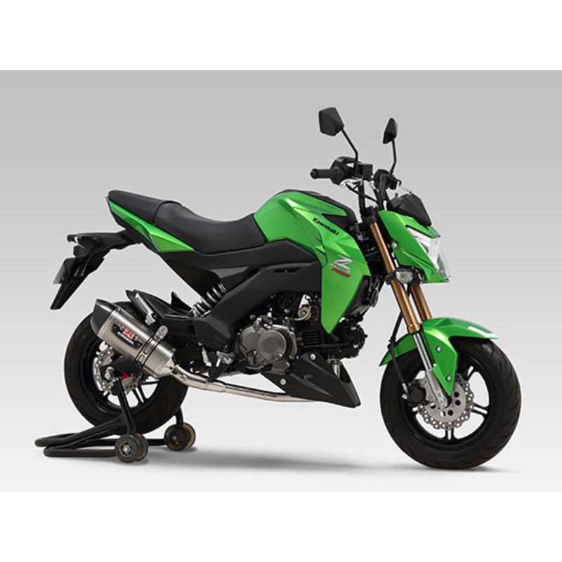 Z125 PRO 17-24 JMCA RACE R77 STAINLESS FULL SYSTEM W/ TITANIUM SLEEVE AND CARBON END CAP