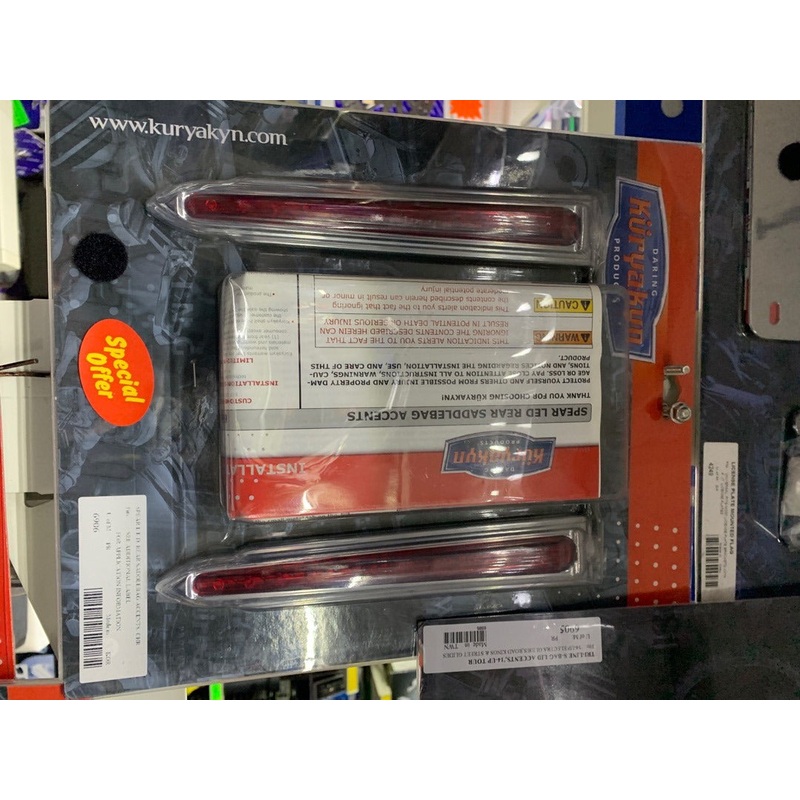 Kuryakyn 6906  KURYAKYN REAR LED SADDLEBAG ACCENTS Fits Harley  Davidsons 93-19