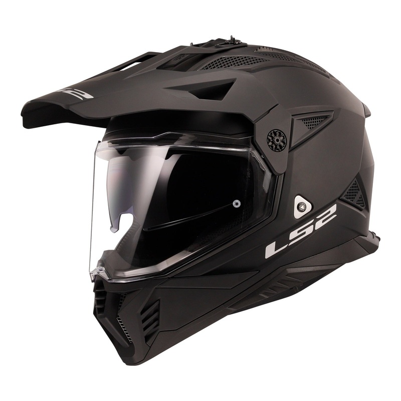 LS2 MX702 Pioneer II Helmets – Matte Black 06
