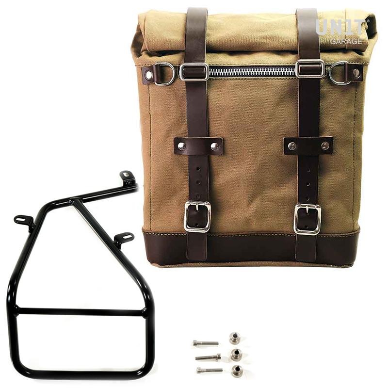 Unit Garage R9T Series Scram Canvas Pannier & Single Luggage Rack