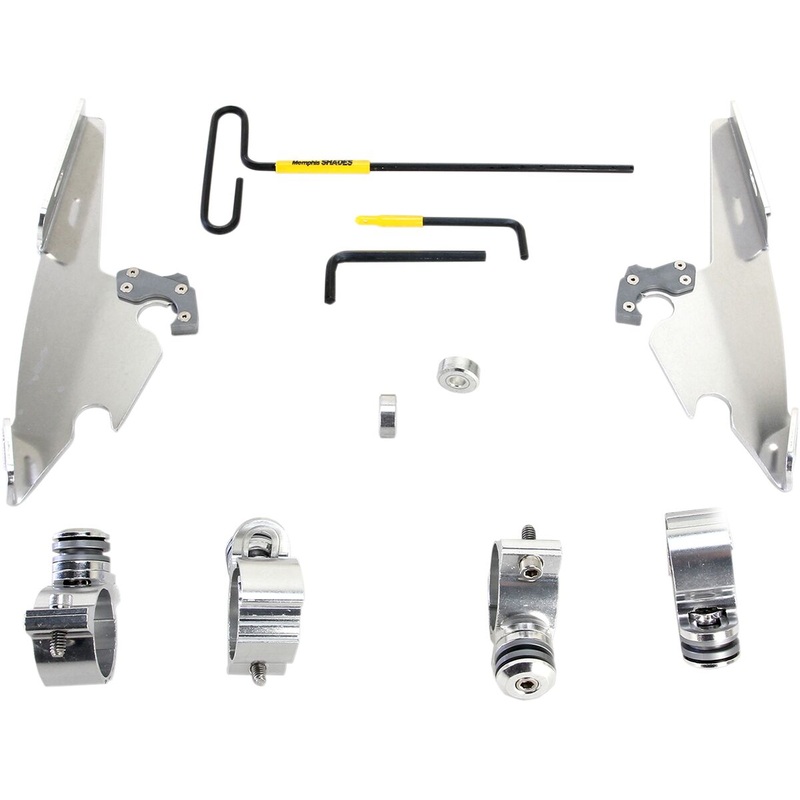 Batwing Fairing Trigger-Lock Mounting Hardware, Polished – 11-19 Sportster XL