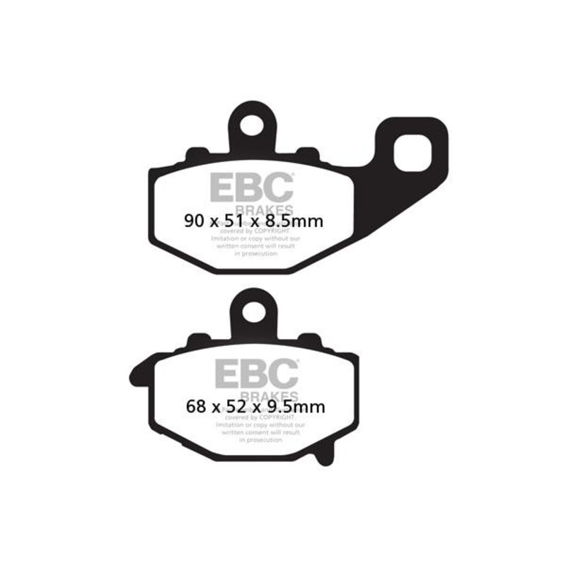 Brakes – FA192 Organic – EBC (Rear)