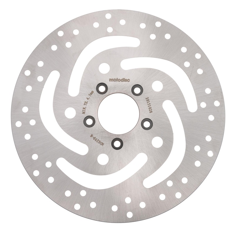 MTX Performance Brake Disc Front Solid Round Harley Davidson Right Hand #11010