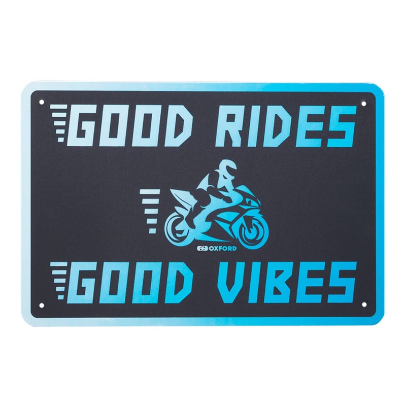 Oxford Garage Metal Sign: “Good Vibes”
