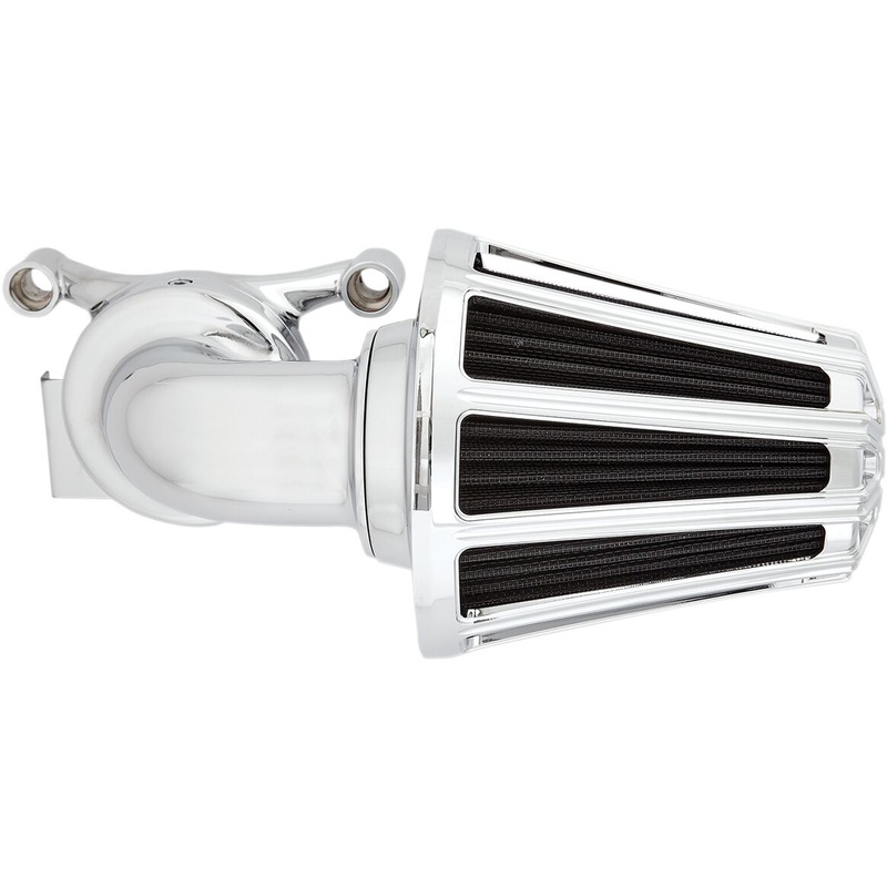 10-Gauge Monster Sucker Air Cleaner, Chrome – 17-23 Milwaukee 8