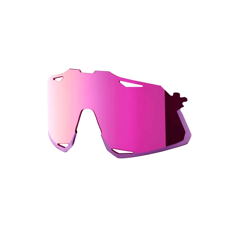 100% Hypercraft Replacement Polycarbonate Lens Purple Multilayer Mirror