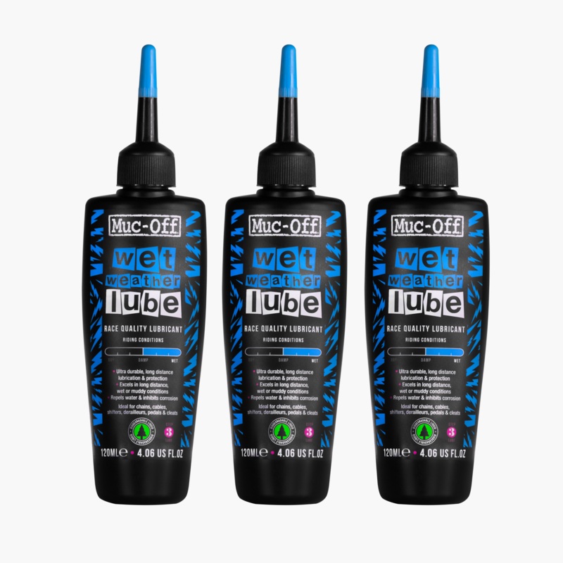 3 x Wet Weather Lube 120ml