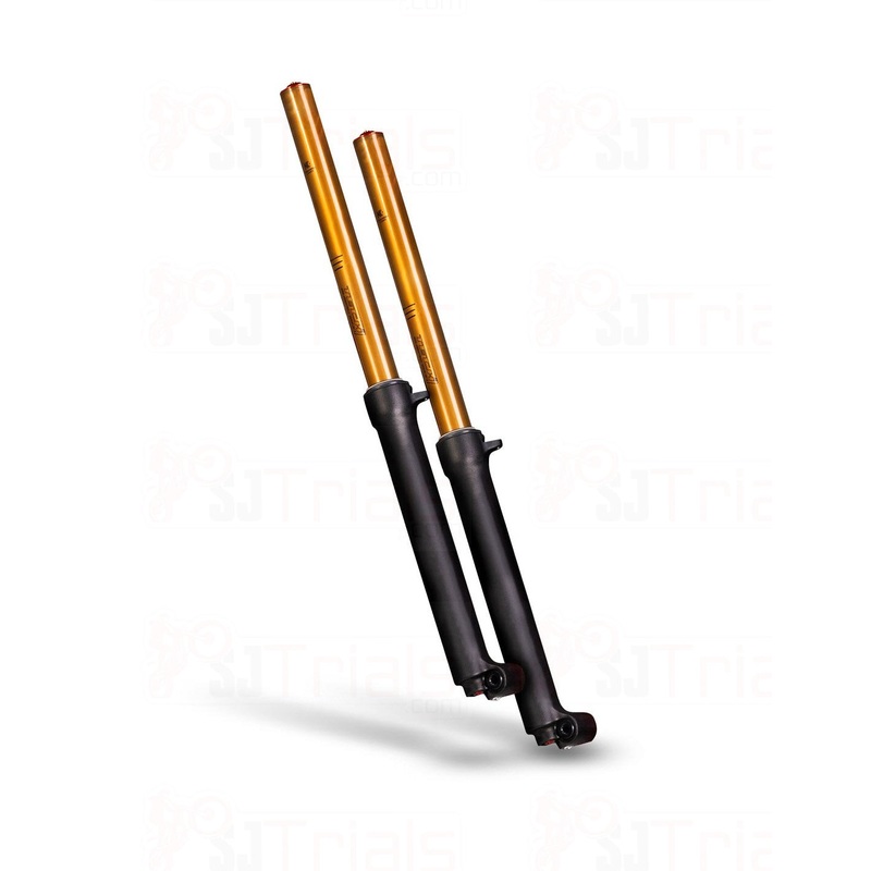 TECH ALUMINIUM TRIALS FORKS – GOLD KASHIMA COATING