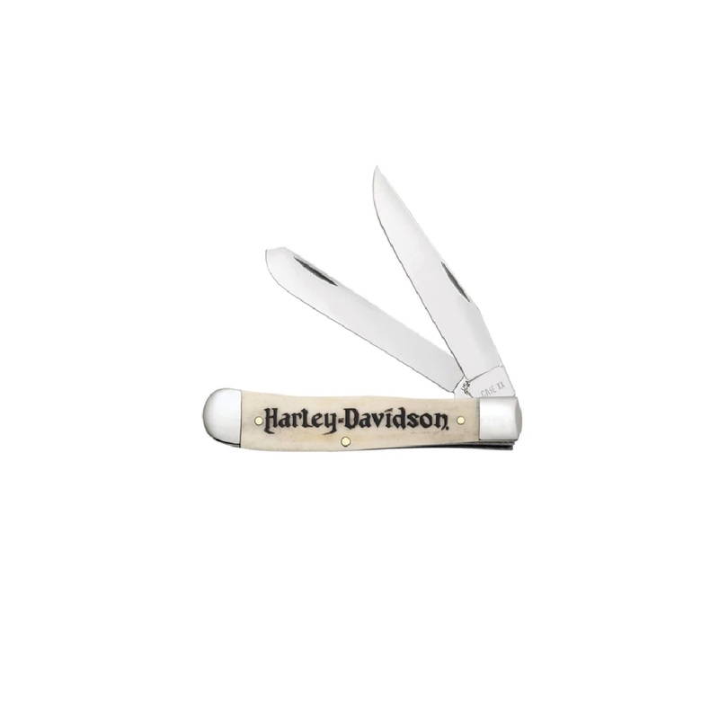 CASE KNIVES HARLEY-DAVIDSON NATURAL BONE TRAPPER