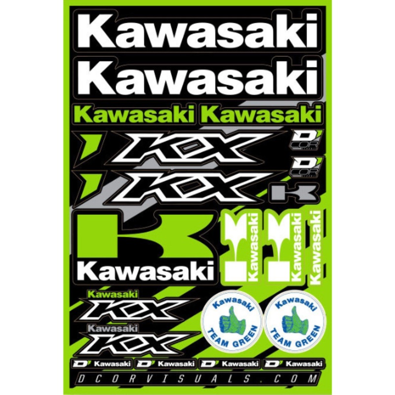 D’Cor Visuals – Kawasaki Sticker Sheet
