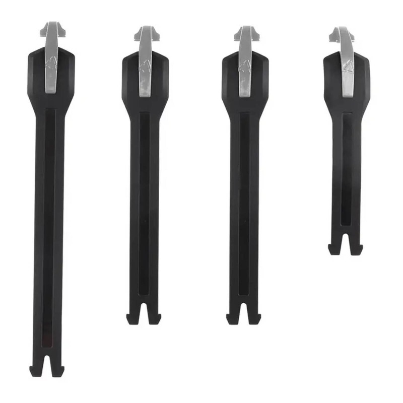 LEATT BOOT STRAP KIT GPX 4.5 / 5.5 FLEXLOCK 4-pcs BLK