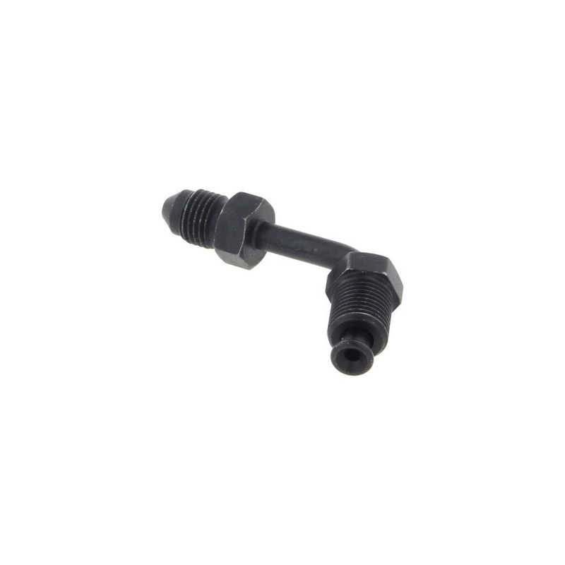 ABS Lower to Upper Brake Line Adapter Black. Fits Softail 2018up.