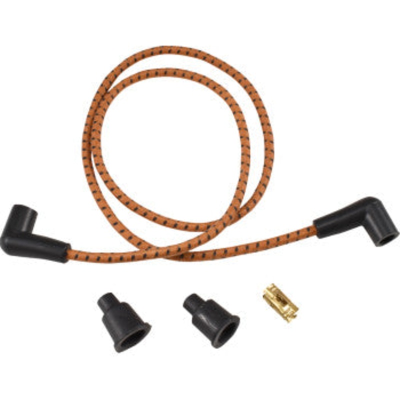 Electric Ignition Spark Plug Wire Kit -Brown/Black