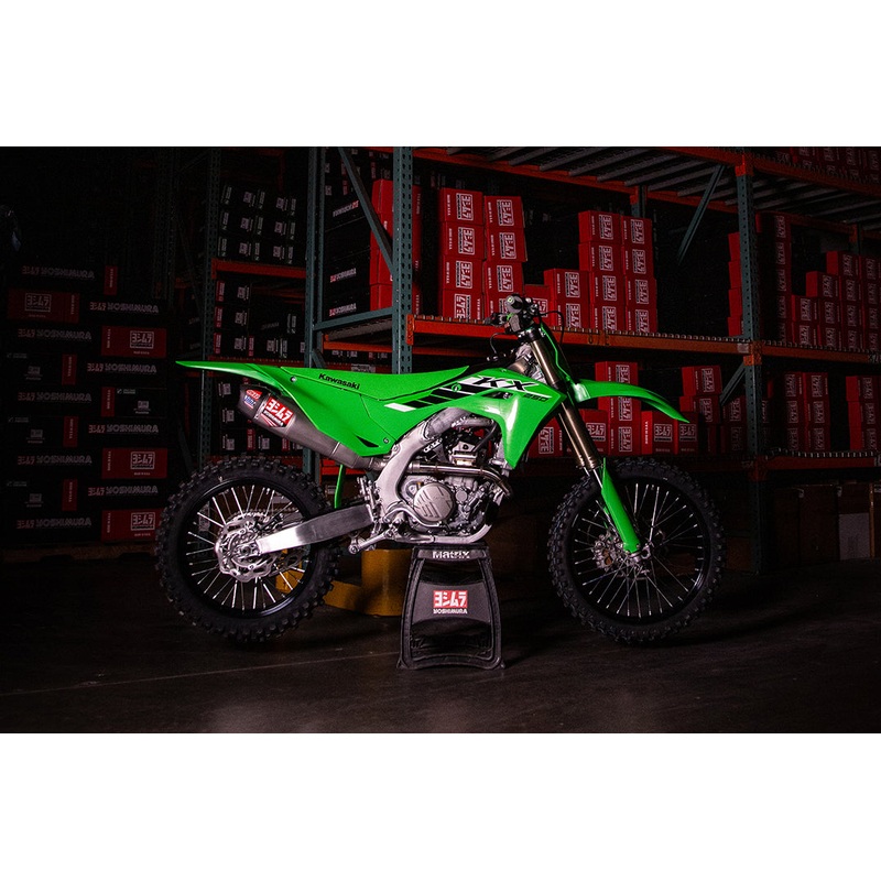 KX250/X 2025 RS-12 Stainless Full Exhaust, w/ Stainless Muffler