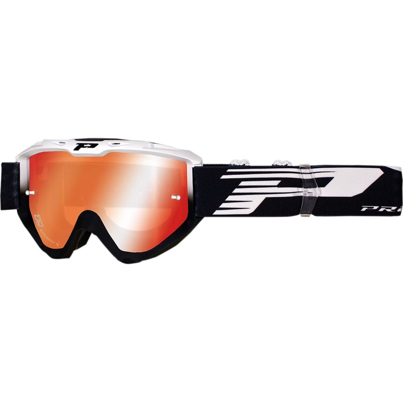 Pro Grip Goggles Riot White / Black