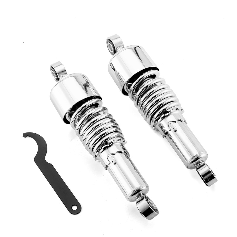 1991-2017 Harley Dyna Street Bob Wide Glide 10.5 in/267mm Preload Adjustable Rear Shocks Lowering Kit
