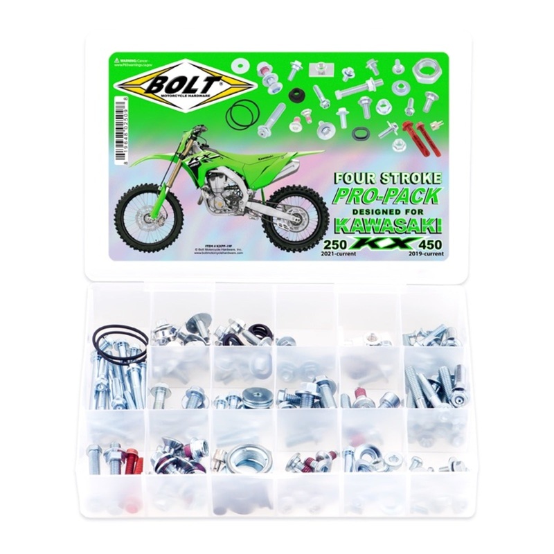 Bolt 4-Stroke Pro Pack for Kawasaki ’21+ KX250, 2019+ KX450