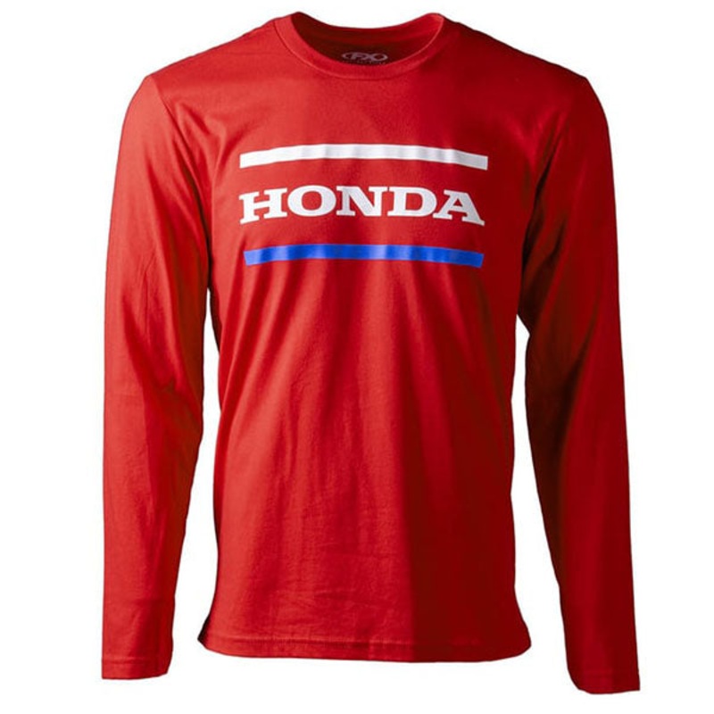 Factory Effex – Honda Stripes Long Sleeve Tee