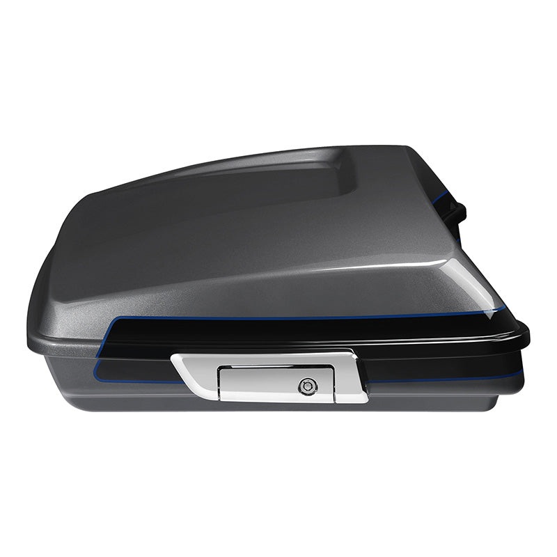 HR3 Gauntlet Gray Metallic / Vivid Black 2021SGS 5.5″ Razor Style Tour Pack Luggage For 14-24 Harley Touring