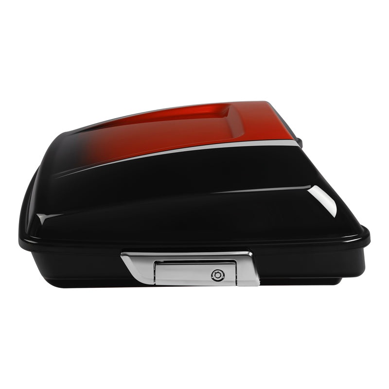 HR3 Sunset Orange / Sunset Black Fade 5.5″ Razor Style Tour Pack Luggage For 14-24 Harley Touring