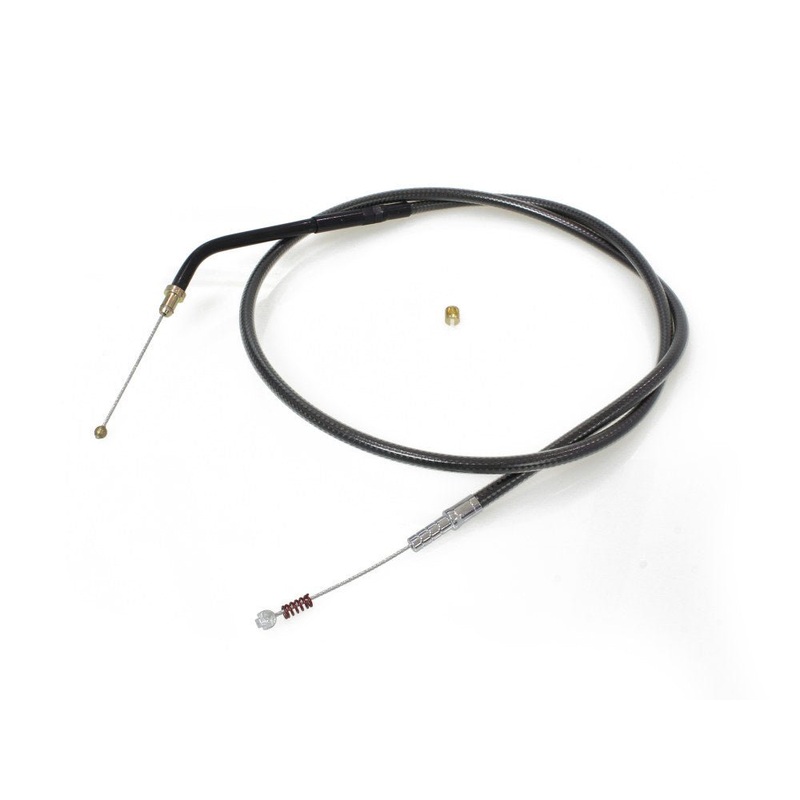 40in. Idle Cable – Black Pearl. Fits Sportster 2007-2021.