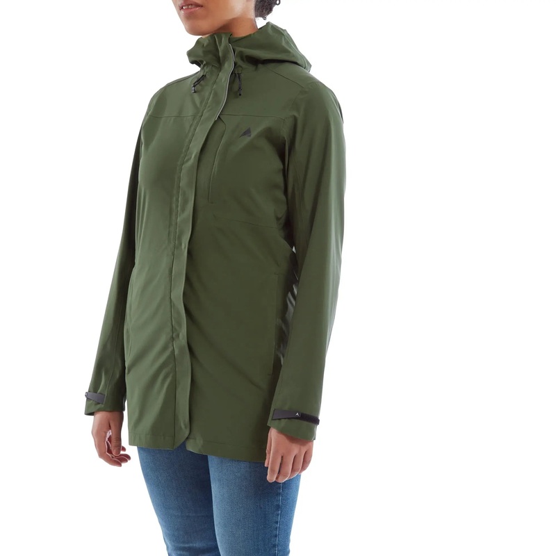 Altura Grid Parka Waterproof Ladies Cycle Jacket Olive