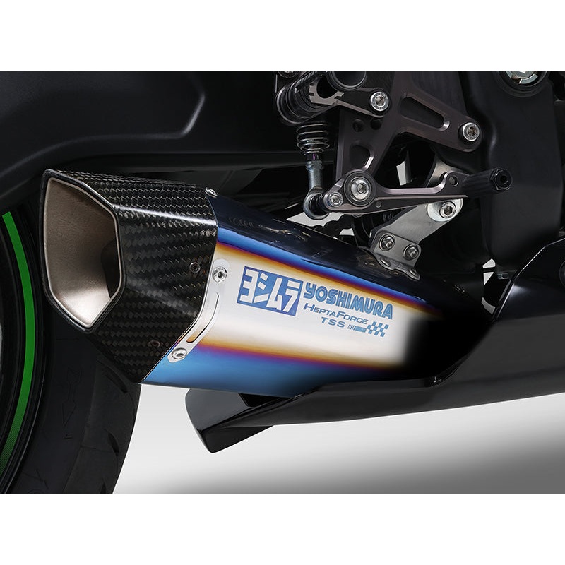 ZX4R 23-25/ZX-25R 21-23 RACE HEPTA FORCE TITANIUM BLUE FULL EXHAUST
