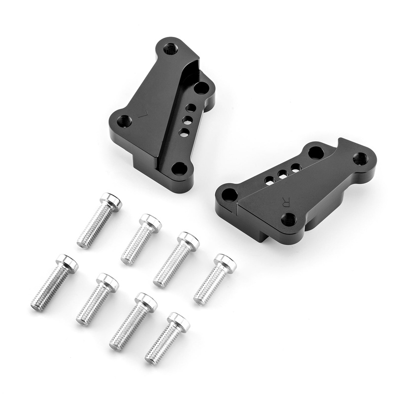 2008-UP Harley Touring FLHR Brake Caliper Extension Brackets 13″ Rotors L + R
