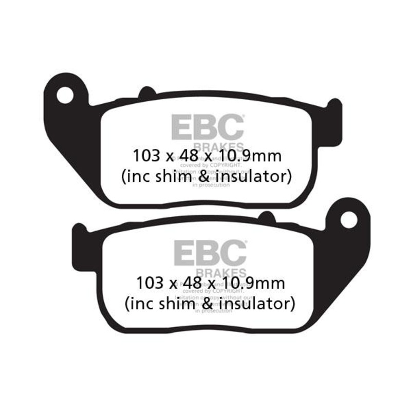 Brakes – FA381 Organic – EBC (front)