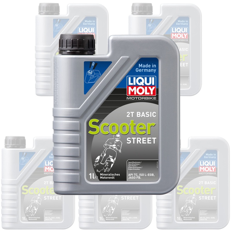 Liqui Moly Oil Motorbike 2T Basic Scooter (Sae30 Alt) 1L [1619] (Box Qty 6)