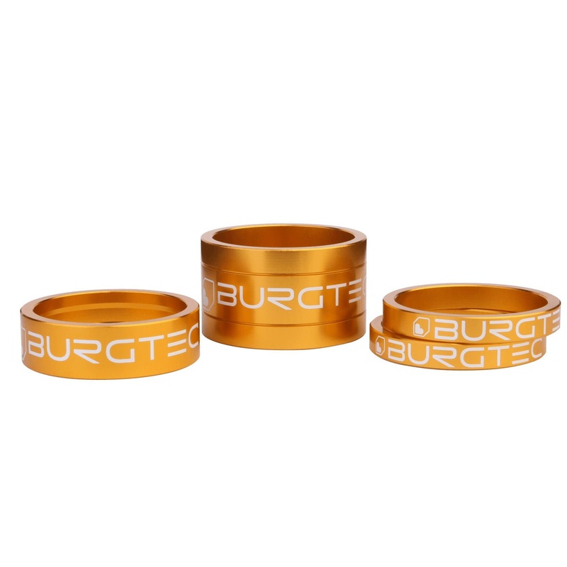 Burgtec Stem Spacer Kit – Bullion Gold – Set of 4