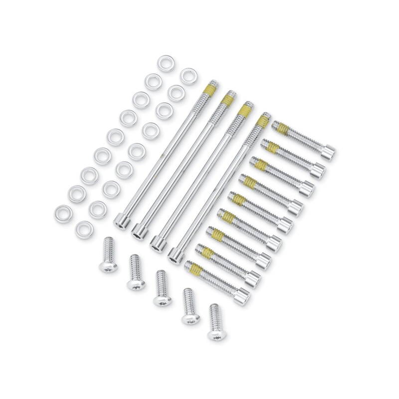 Harley Davidson 60801-06 Primary Cover Hardware Kit KIT HDWARE,PRIMARY,CHRM/DYNA