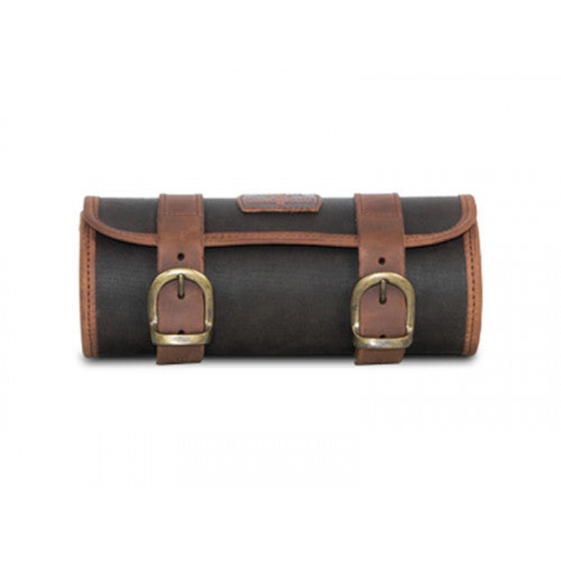 Longride Waxed Canvas Tool Roll Bag Khaki – 2 Liters