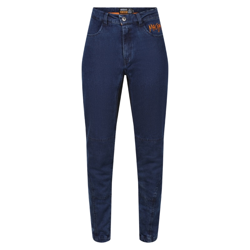 MotoGirl Isla Ladies Denim Jeans Blue