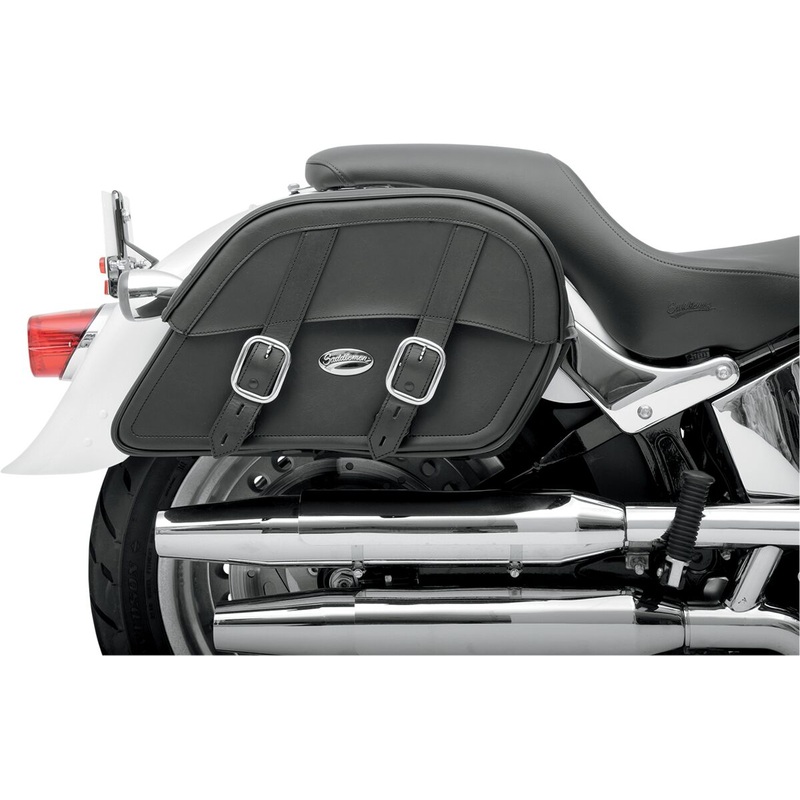 Saddlemen Custom Fit Drifter Slant Saddlebags Black – Jumbo