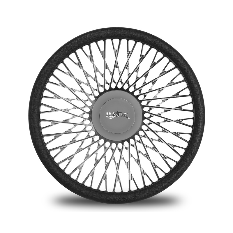 15″ Billet Cross Steering Wheel Chrome