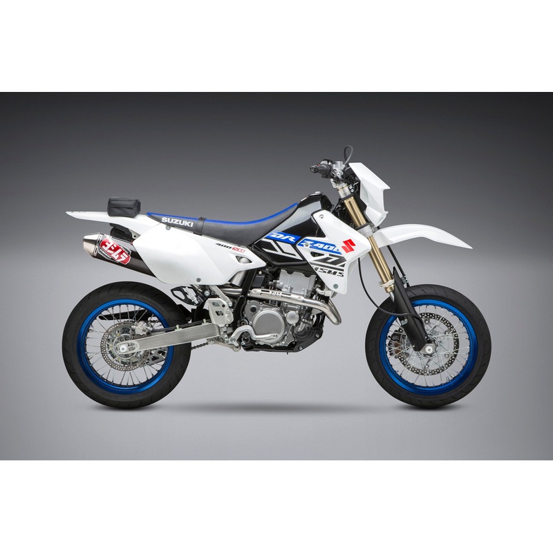 DR-Z400S/SM 00-24 RS-2 Stainless Full Exhaust, w/ Carbon Fiber Muffler