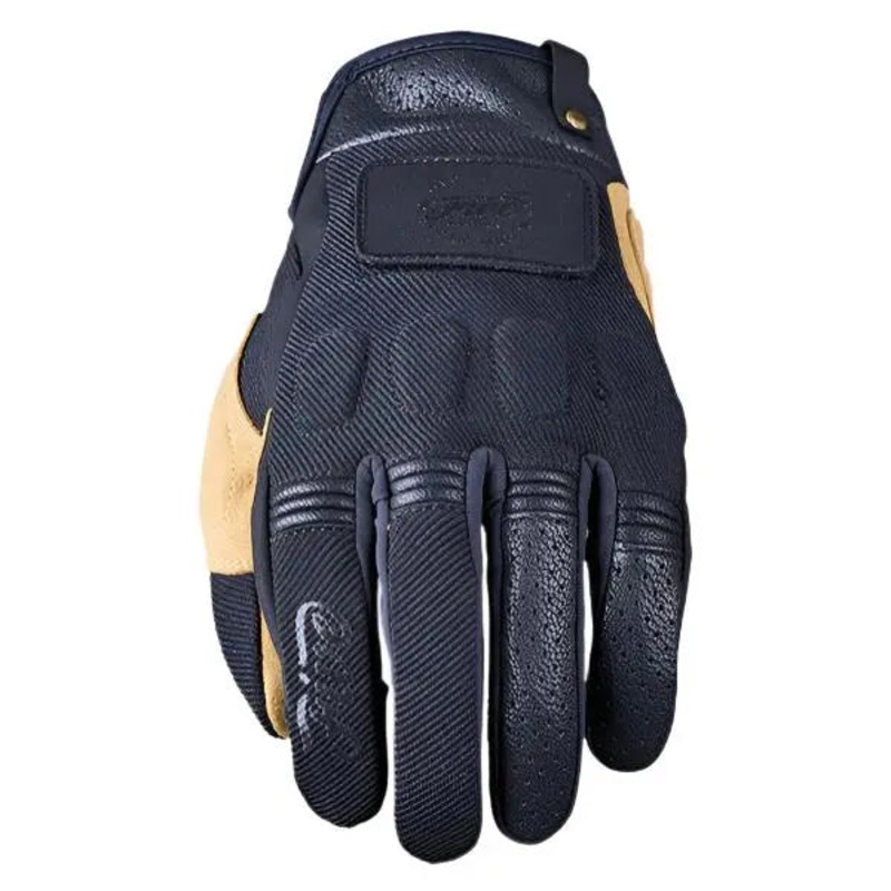 Five Scrambler Textile Gloves Black / Tan