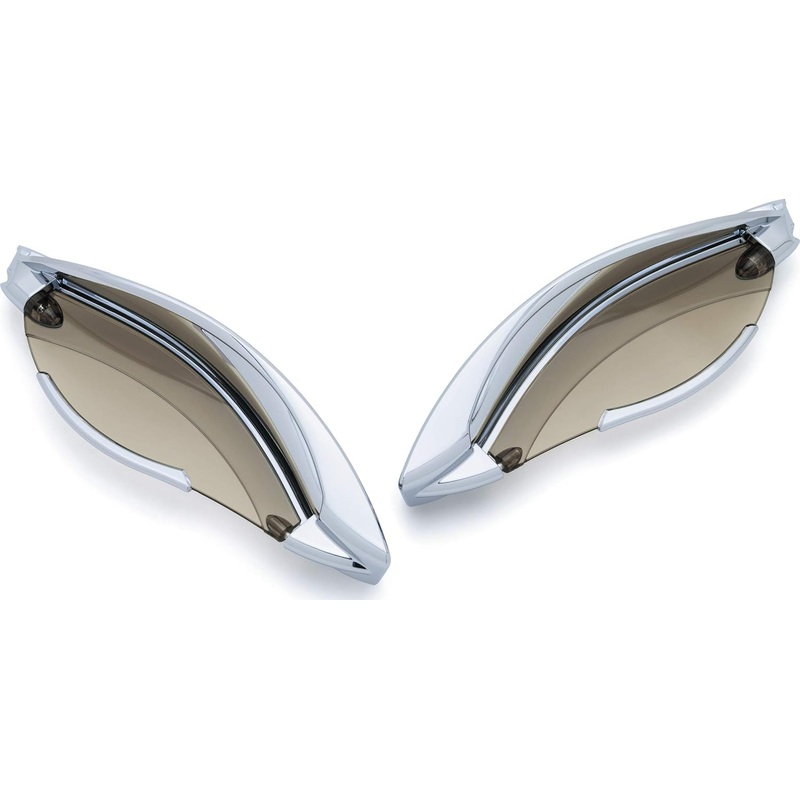 Kuryakyn 1246  Harley Davidson FLHT, FLHX, Trikes FAIRING AIR DEFLECTORS ADJUSTABLE  Fits  models 14- up Touring