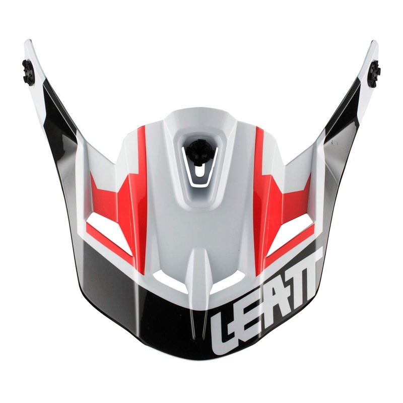 Leatt GPX 4.5 Helmet Peak V20 – White / Black (M/2XL)