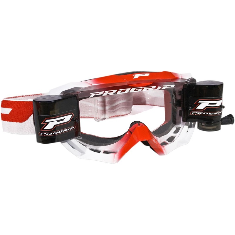 Pro Grip Venom Roll-Off Goggles Red