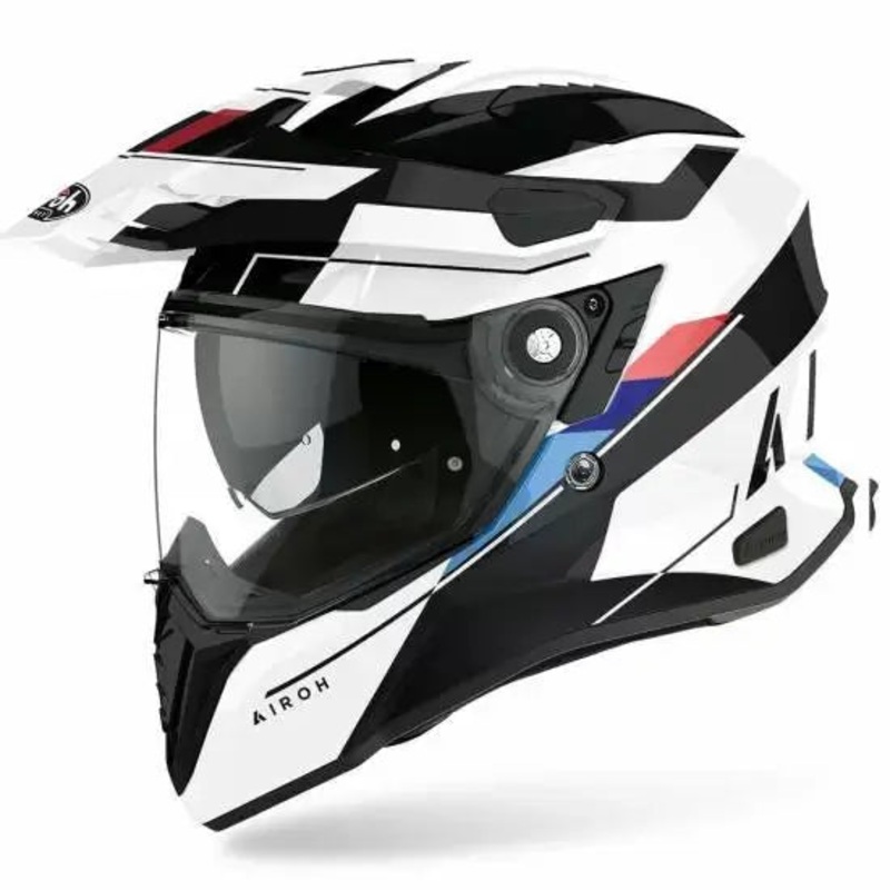 Airoh Commander Adventure Gloss Skill White