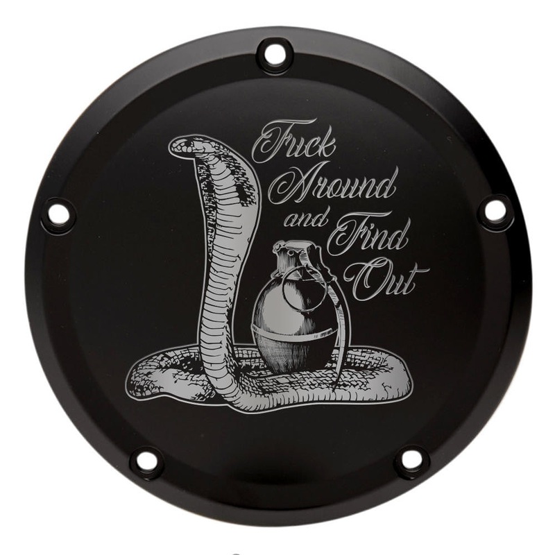 Harley Derby Cover “Fuck Around and Find Out”