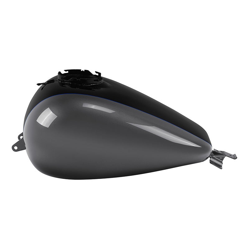 HR3 Gauntlet  Gray Metallic / Vivid Black Fuel Gas Tank For 2008-2023 Harley Touring Models
