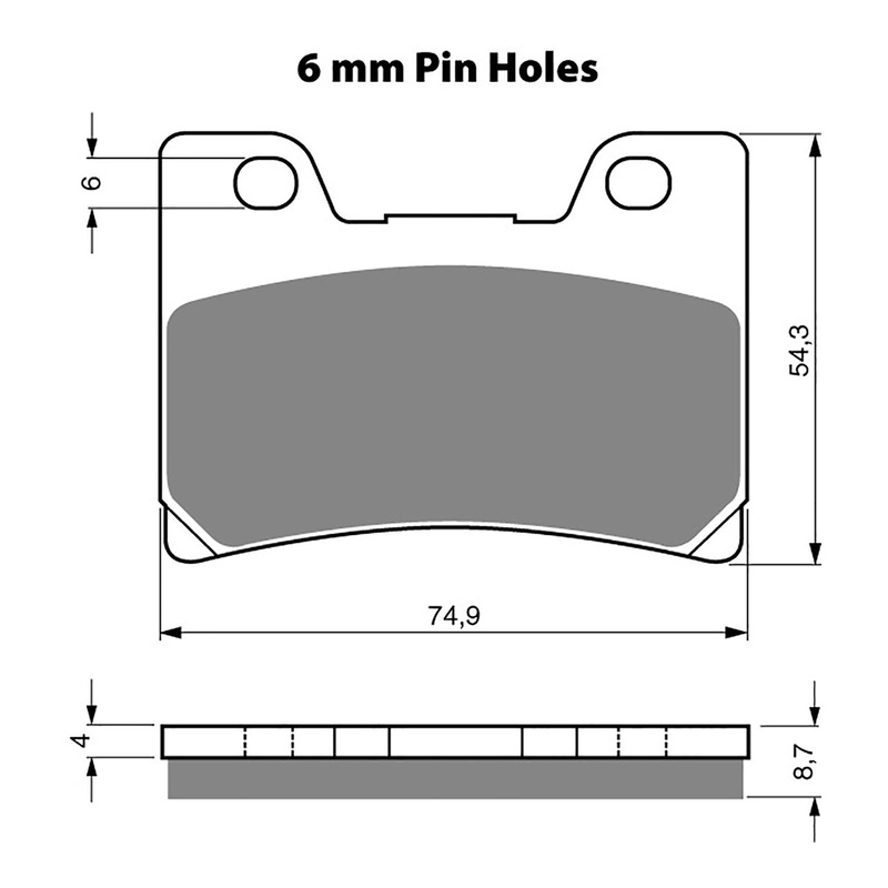 GOLDfren Brake Pads Sintered Sports GF045 – S3 (PH116)