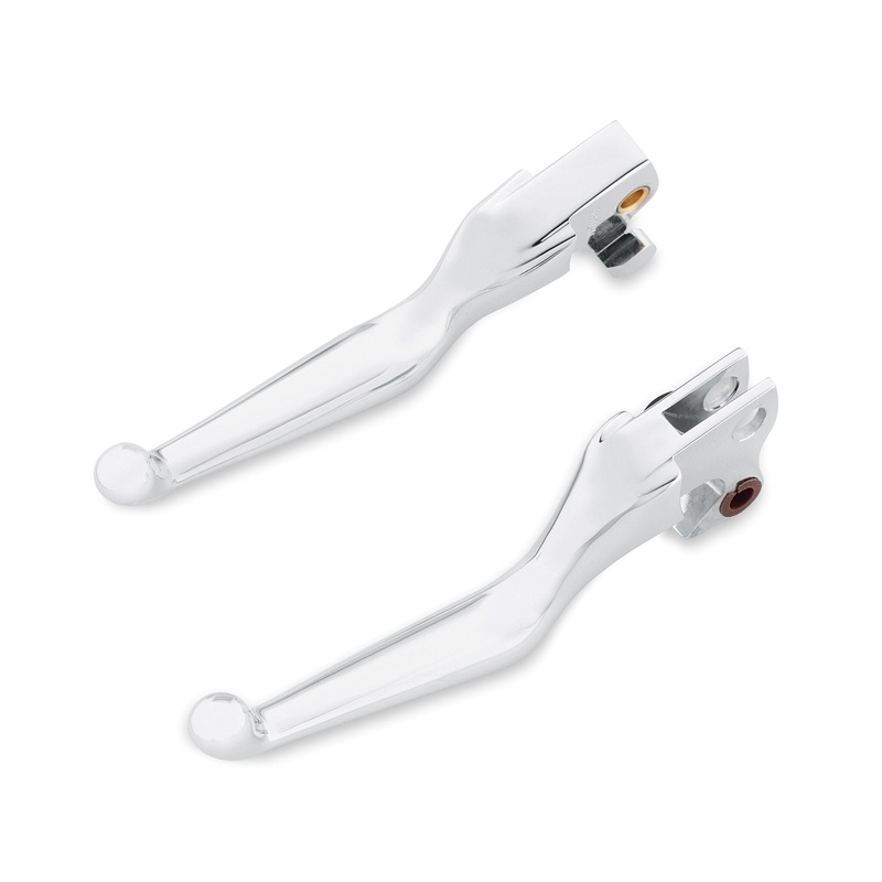 Harley Davidson 38843-08 Chrome Hand Control Lever Kit KIT-HAND CNTRL LEVERS,CHRM/FLT